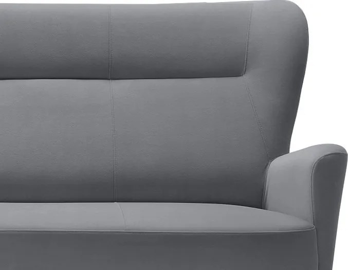 Trojmiestna pohovka Next, šedá látka