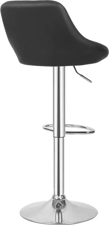 MIADOMODO Barová stolička 2ks, bez podrúčky, čierna