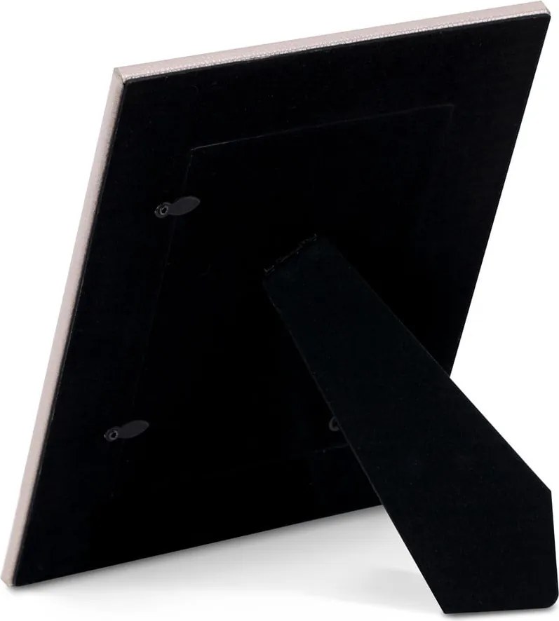 Krémovobiely plastový stojací rámček 19x24 cm Shina – Restilo