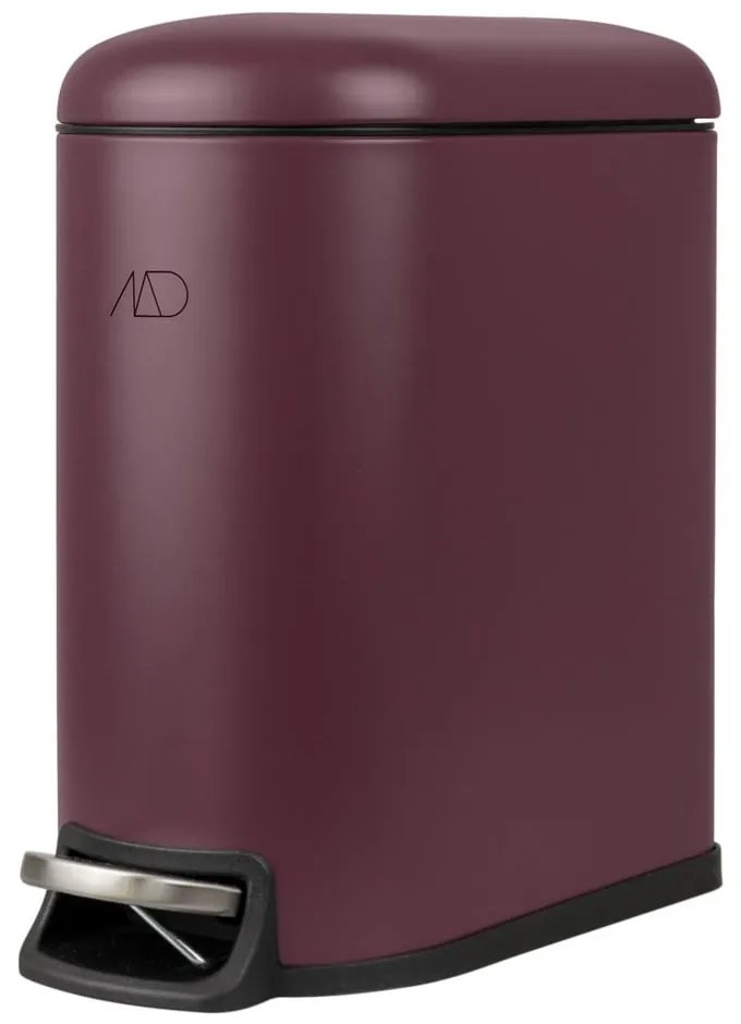 Tmavofialový pedálový kovový odpadkový kôš 5 l Mini Walther – Mette Ditmer Denmark