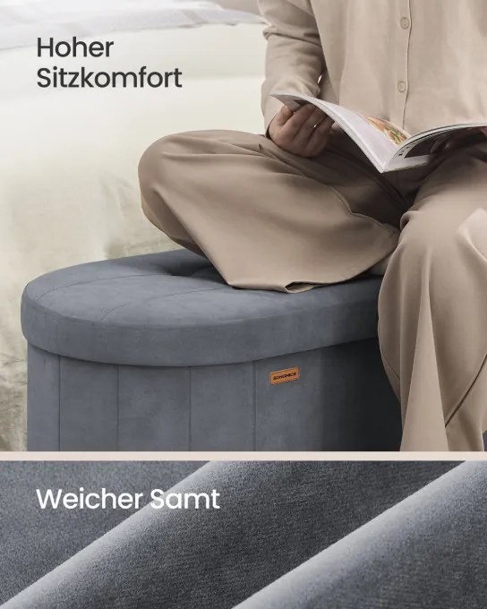 Taburetka s vekom LSF297GN01 sivá