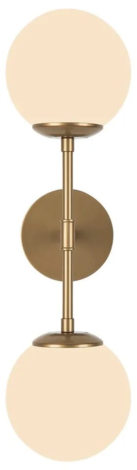 Nástenné svietidlo v zlatej farbe Squid Lighting Kruva, dĺžka 58 cm