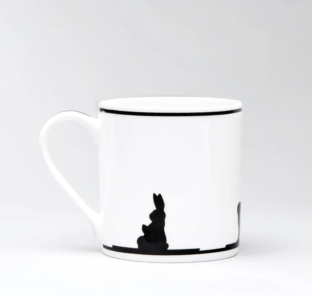 HAM Porcelánový hrnček Yoga Rabbit 300 ml