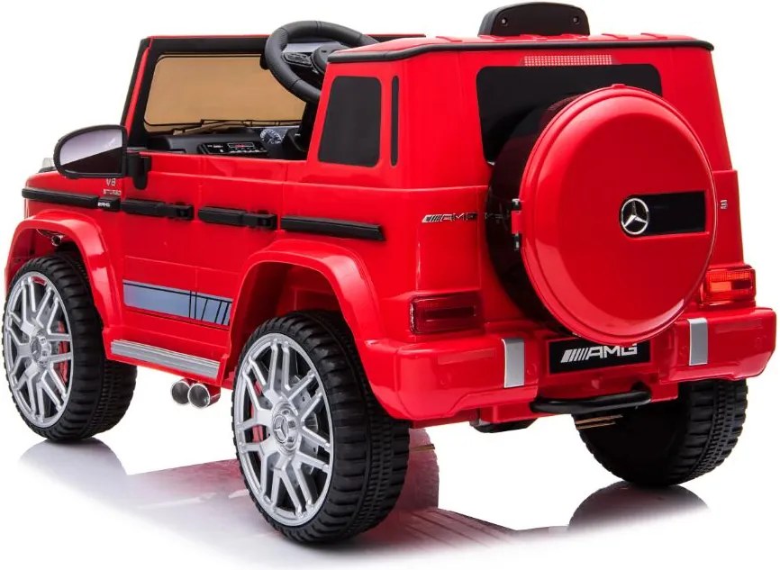 Elektrické autíčko Mercedes G63 červené