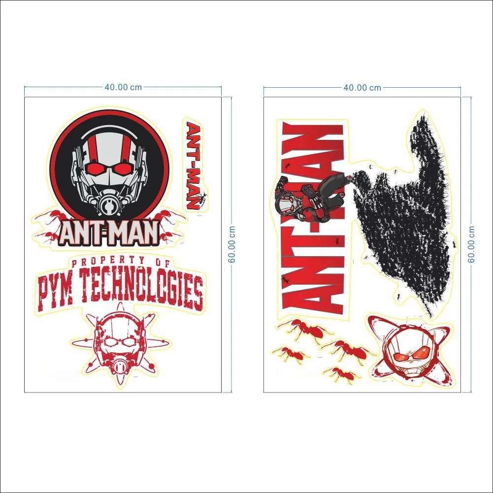 Veselá Stena Samolepka na stenu na stenu Ant Man Avengers
