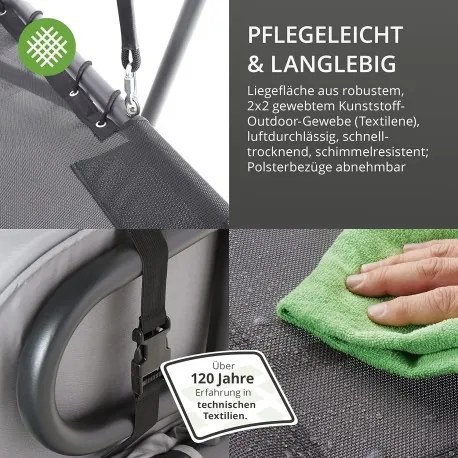 Doppler LAUREEN - záhradné ležadlo/hojdačka pre 2 osoby