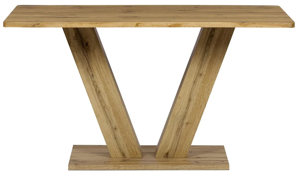 Autronic - Jídelní stůl, 140x80x76 cm, MDF deska, 3D dekor divoký dub - HT-911 OAK VÝPRODEJ