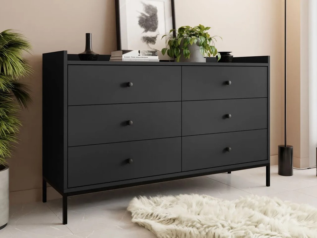 Komoda Tuzzirt 6SZ, Farby: biela