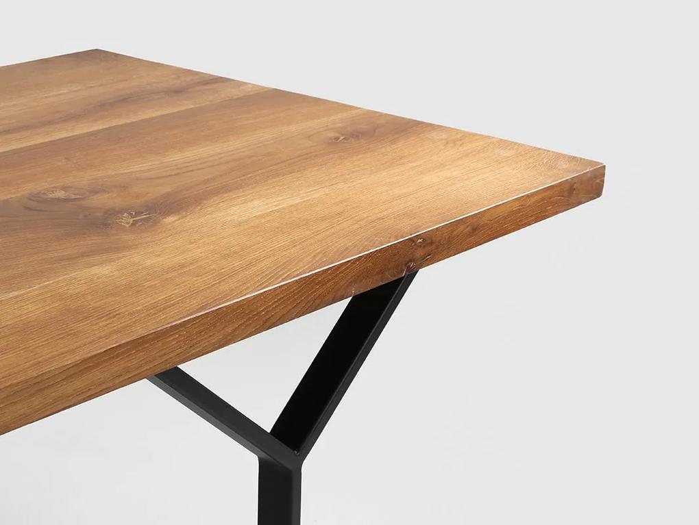 Jedálenský stôl LONGO - 200x100cm,RAL9005-Čierna