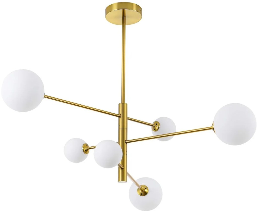 Light Prestige Dorado stropné svietidlo 6x40 W biela LP-002/6P