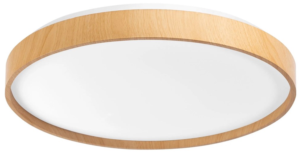 Toolight Toolight, LED stropné svietidlo 40cm, 24W, 4000lm, G116-C, prírodná hnedá-biela, OSW-06382