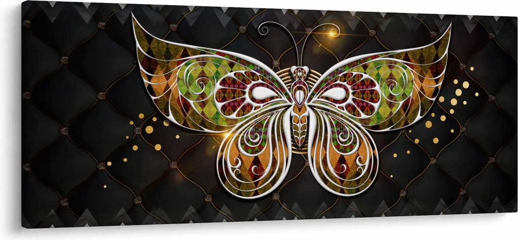 Obraz - Čarovný motýľ (120x50 cm)