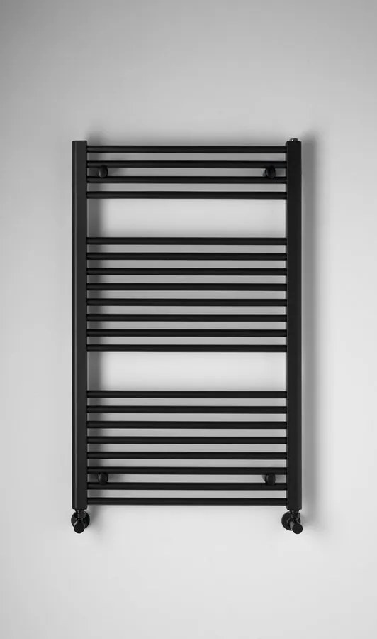 Aqualine Aqualine, DIRECT vykurovacie teleso s bočným pripojením 600x960 mm, čierna matná, ILR96B