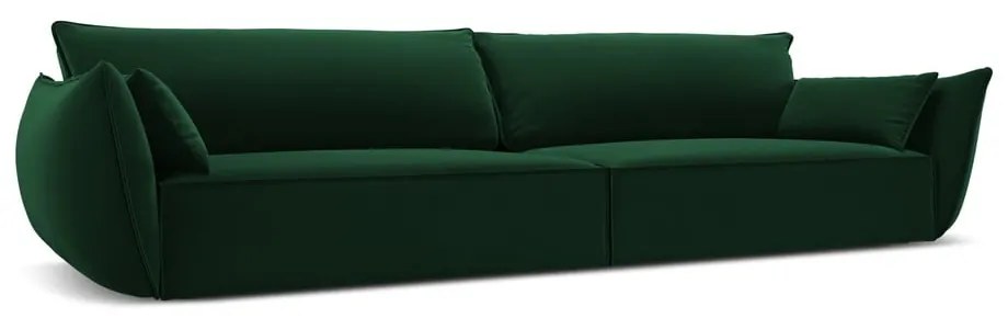 Tmavozelená zamatová pohovka 248 cm Vanda – Mazzini Sofas