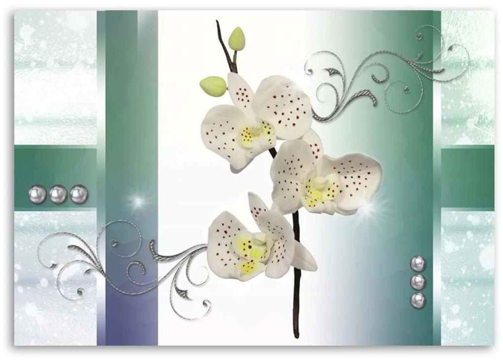 Obraz na plátně Orchidej Květina Rostlina - 120x80 cm