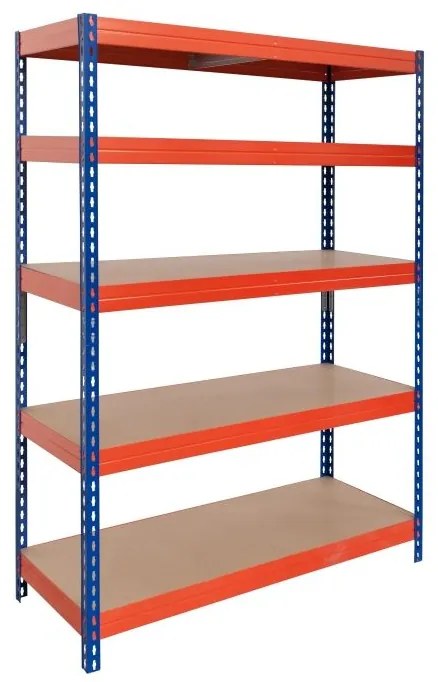 AR Shelving Vysokozáťažový regál Rivet L, 192 × 100 × 50 cm, nosnosť police: 300 kg