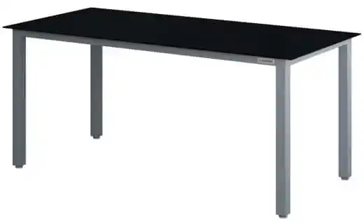 InternetovaZahrada - Záhradný stôl Bern 190x90x75 cm - strieborný | BIANO