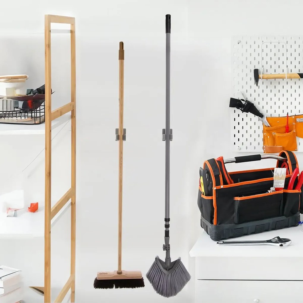 Orion Držiaky na metlu, zmeták, ručné náradie alebo záhradnícke pomôcky 2ks ALAN
