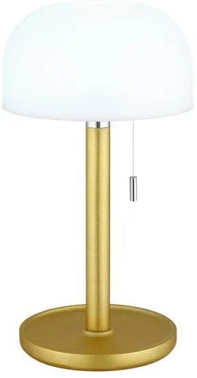 Globo 21016M - LED stolná lampa NORMAN LED/1,5W/3,7V 3000/4200/6000K mosadz