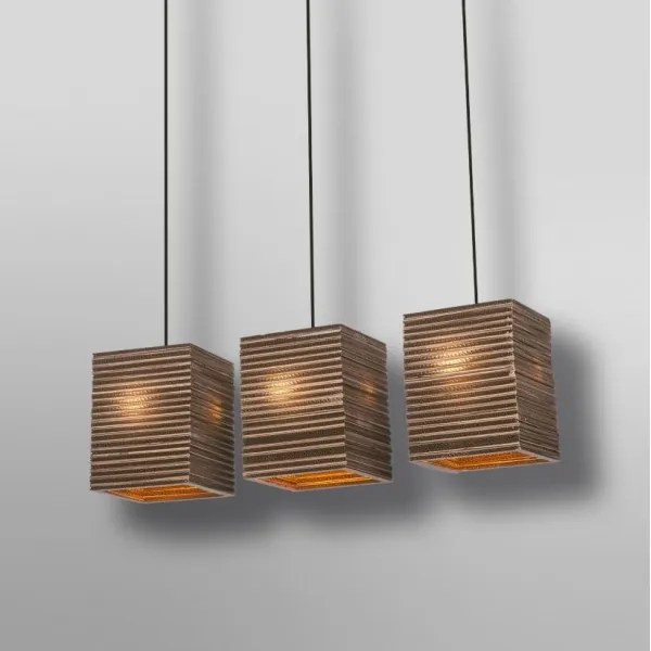 Ledvance - Luster na lanku DECOR CARDBOARD 3xE27/15W/230V