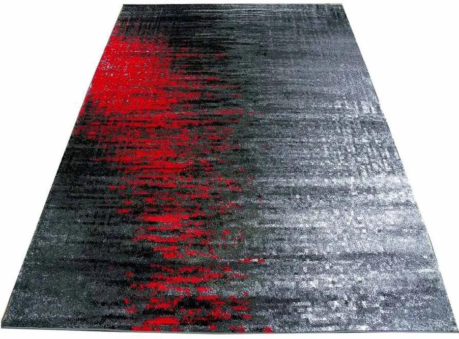 Kusový koberec Ines sivočervený, Velikosti 190x270cm