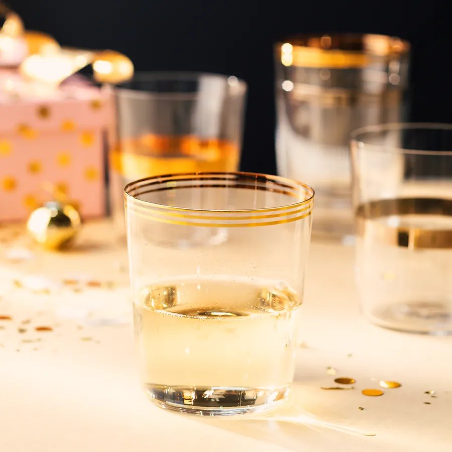 Poháre Tumbler 440 ml, set 12 ks - 21st Century Glas Lunasol META Glass - W0081