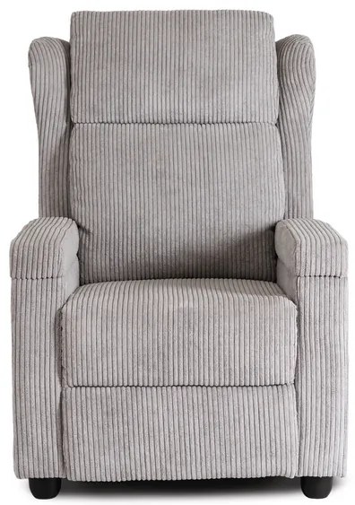 Kreslo DARIO sivé, z menčestru