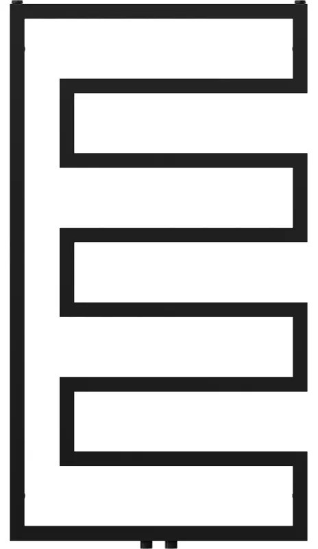 Mexen Florida, vykurovacie teleso 1080 x 600 mm, 358 W, čierna, W206-1080-600-00-70