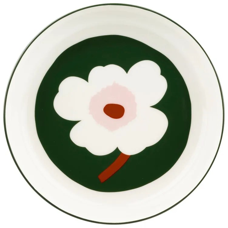 Tanier Oiva Unikko 20,5cm, zeleno-ružový