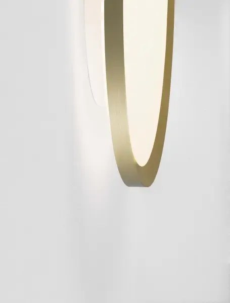 LED stmievateľné zlaté dizajnové stropné svietidlo Aoton 40