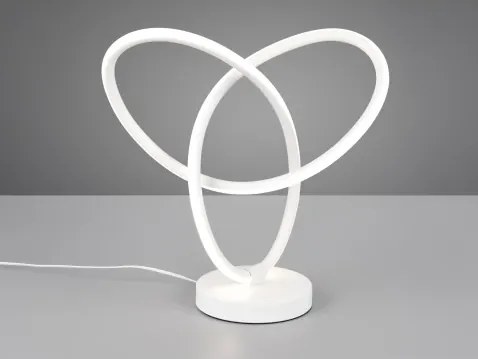 Stolová lampa LED Lando, biela%