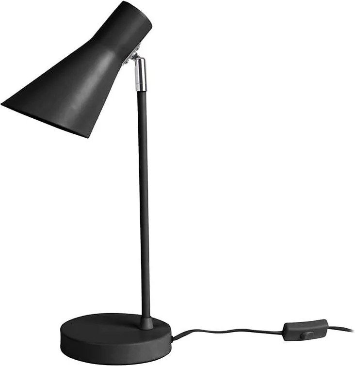 LEITMOTIV Stolná lampa Beaufort Metal matná čierna