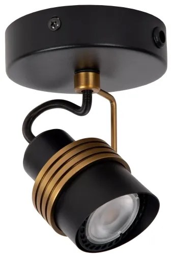 Lucide 34944/01/30 - Bodové svietidlo TUNDRAN 1xGU10/5W/230V čierna