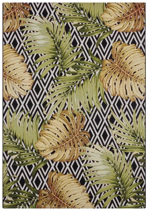 Koberec Hanse Home Flair Diamonds and Leaves viacfarebný
