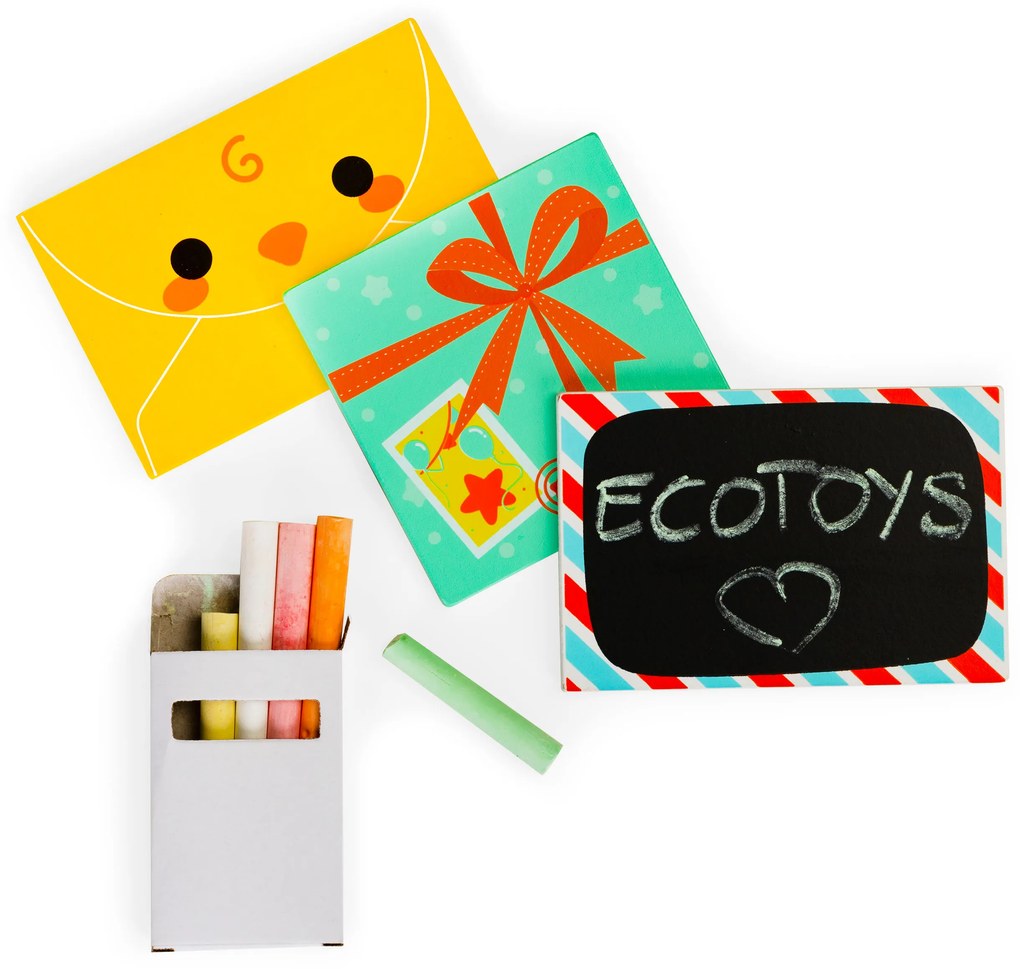ECOTOYS Detská tabuľa na písanie písmen