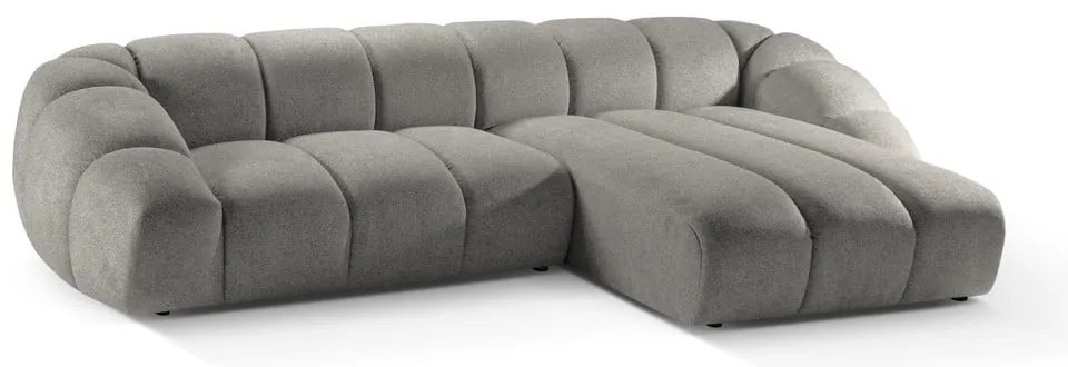 Svetlosivá rohová pohovka (pravý roh) Diana – Micadoni