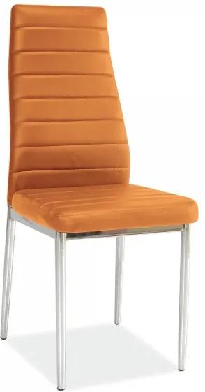 Jedálenská stolička Talon oranžová