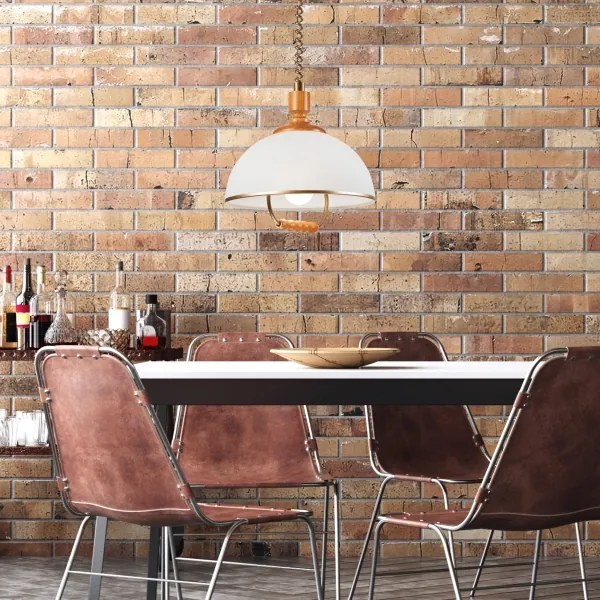 Sťahovací luster RAMONA 1xE27/60W/230V béžová/hnedá