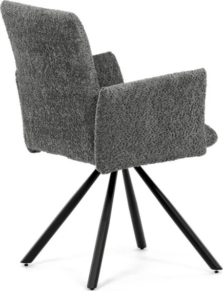 Jedálenská stolička sivá DCH-W1117 GREY2