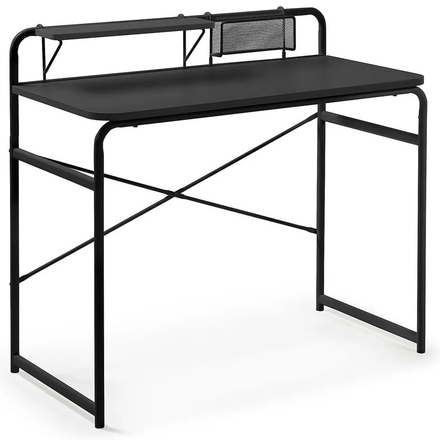 Čierny písací stôl Kave Home Foreman