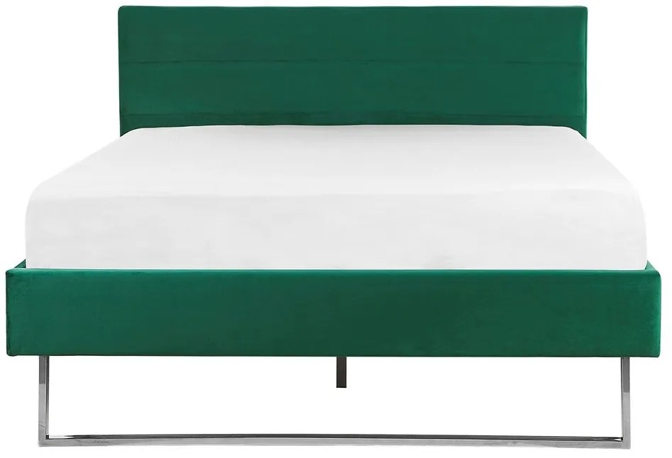 Manželská posteľ 140 cm BELAE (s roštom) (zelená). Vlastná spoľahlivá doprava až k Vám domov. 1023047