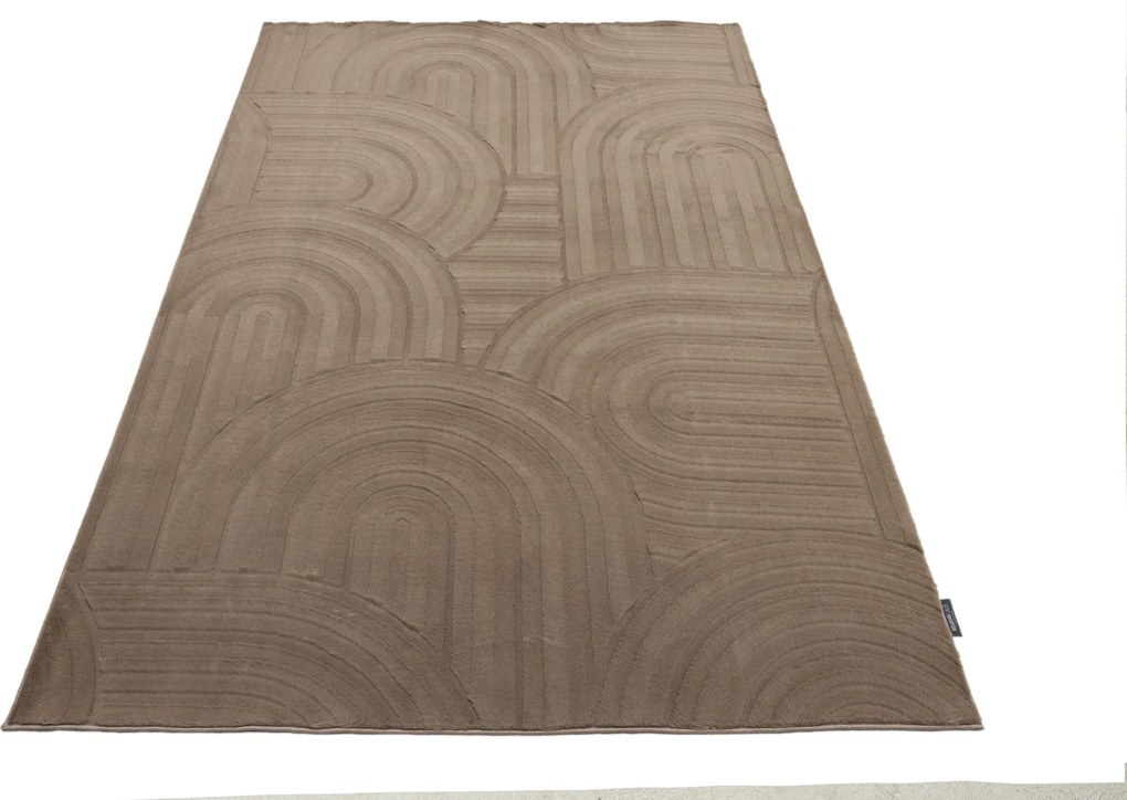 Kusový koberec Interstellar 501 Taupe, 160x230, hnedá, obývacia izba, Obsession