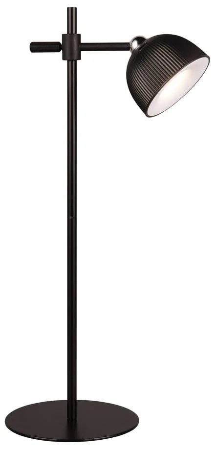 Stmievateľná čierna LED stolová lampa s klipom (výška 41 cm) Maxima – Trio