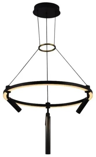 LED Stmievateľný luster na lanku LED/85W/230V 3000-6500K + diaľkové ovládanie