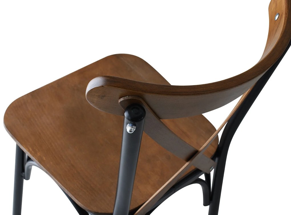 Set 4 stoličiek Aisha (Orech). Akcia -21%. Vlastná spoľahlivá doprava až k Vám domov. 1072792