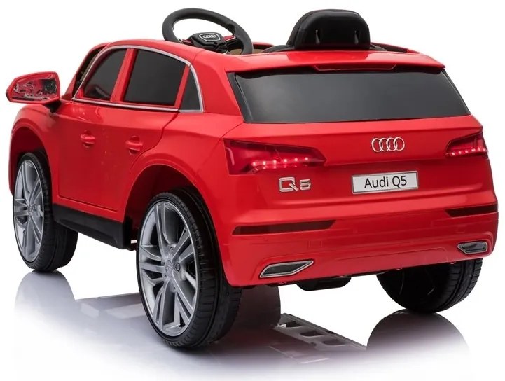 LEAN TOYS ELEKTRICKÉ AUTÍČKO AUDI Q5 - NELAKOVANÉ - ČERVENÉ - 2024