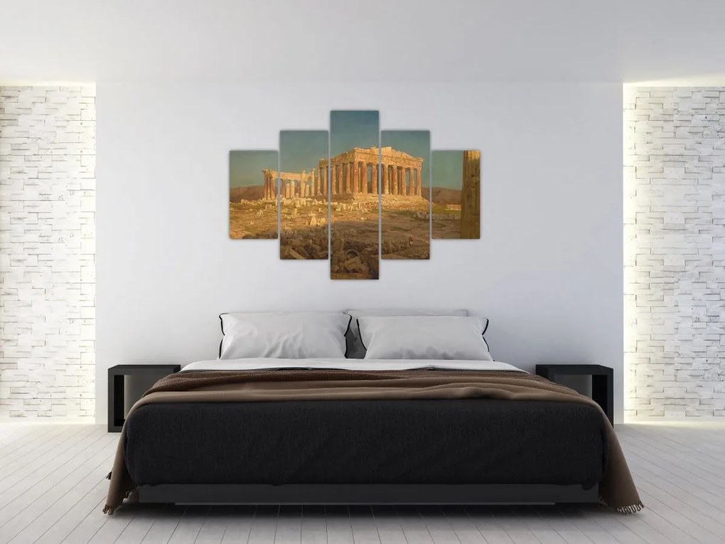 Obraz - Frederic Edwin Church, The Parthenon, reprodukcia (150x105 cm)