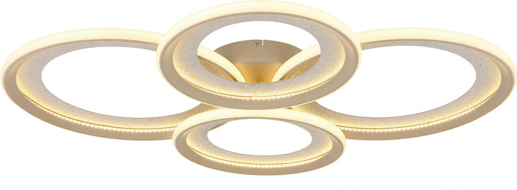 XXXLutz STROPNÉ LED SVIETIDLO, 85,5/64,5/9 cm - Interiérové svietidlá - 004558207501