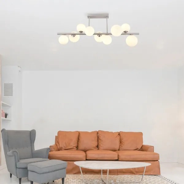 Globo 56140-9D - LED Luster na tyči RIHA 9xG9/3W/230V chróm