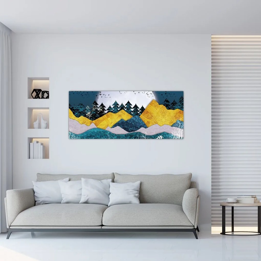 Obraz - Polárna krajina (120x50 cm)